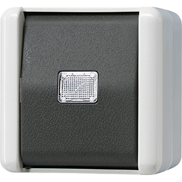 JUNG Taster 10AX 250V 1-pol. Schließer 831 W